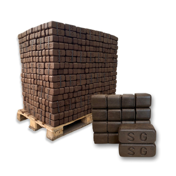 960 kg Palette Premium Torfbriketts – Heizkraft aus der Natur
