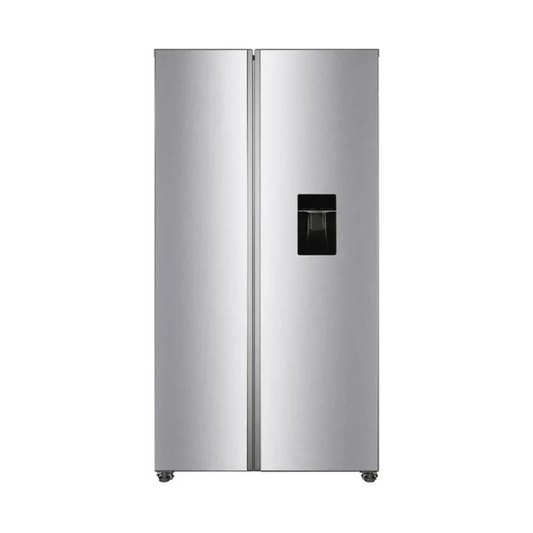 PKM SBS444EIXWD Side-by-Side Kühl-Gefrierkombination – 439 L, No Frost, Wasserspender, Inox-Design